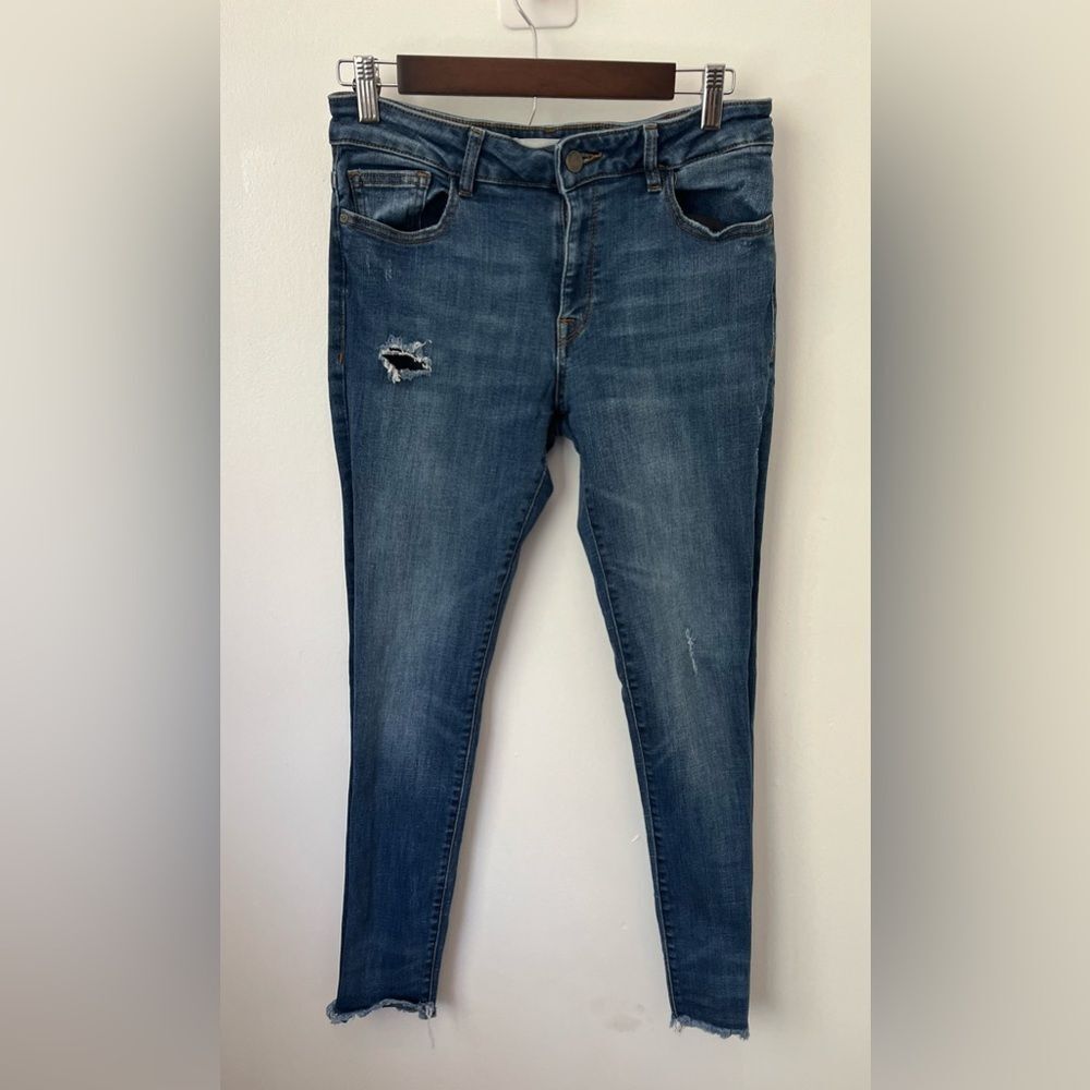 DL1961 Jeans Womens Florence Instasculpt Blue Denim Pants Ankle Skinny size 30